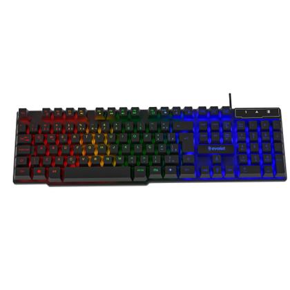 Imagem de Teclado gamer rgb membrana com fio eg206 hawke evolut usb