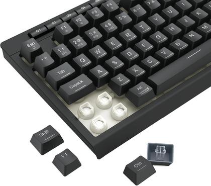 Imagem de Teclado Gamer Sem Fio Redragon Shiva Pro 98 RGB Membrana ABNT2 Preto K515RGB-PRO
