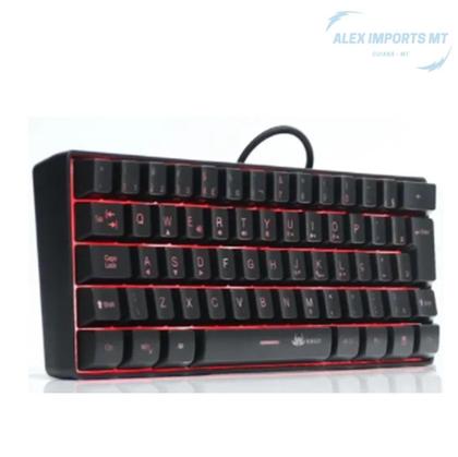 Imagem de Teclado Gamer Semi Mecânico Led Usb Para Pc