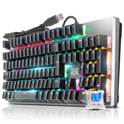 Teclado Gamer Shuriken Mecânico Macro Anti-ghosting com LEDs