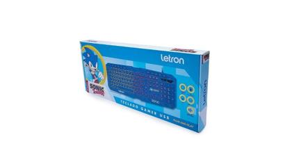 Imagem de Teclado Gamer Sonic Led Letron