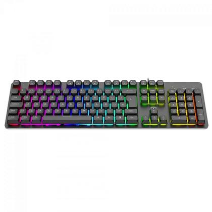 Imagem de Teclado Gamer T-Dagger Echo, RGB, Membrana, Full Size, ABNT2, Preto
