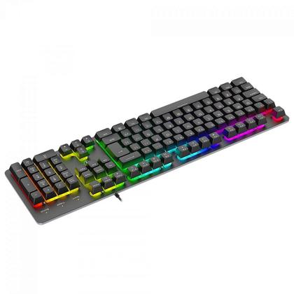 Imagem de Teclado Gamer T-Dagger Echo, RGB, Membrana, Full Size, ABNT2, Preto