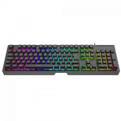 Imagem de Teclado Gamer T-Dagger Nova, RGB, Membrana, Full Size, ABNT2, Preto