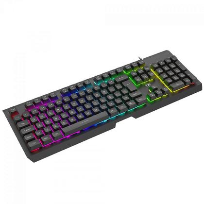 Imagem de Teclado Gamer T-Dagger Nova, RGB, Membrana, Full Size, ABNT2, Preto