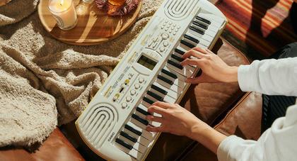 Imagem de Teclado Infantil Casio Casiotone SA80 Branco Sem Fonte