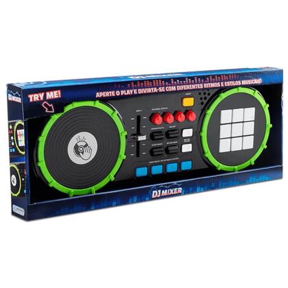 Teclado Infantil Dj Mixer Seja um Dj Multikids - Instrumento