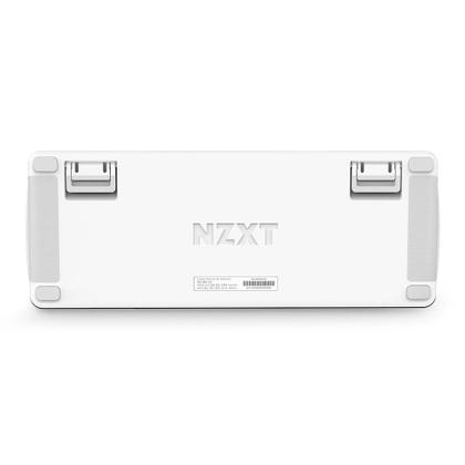 Imagem de Teclado Magnético Gamer Sem Fio NZXT Function Elite MiniTKL, RGB, USB-C Removível, Branco - KB-101NW-US