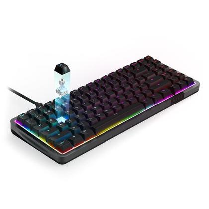 Imagem de Teclado Magnético Gamer Sem Fio NZXT Function Elite MiniTKL, RGB, USB-C Removível, Preto - KB-101NB-US