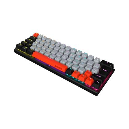 Imagem de Teclado Mecanico 60% Pcyes Kuromori Black Vulcan - Switch Red - Led Rainbow - Ptkm60Rd
