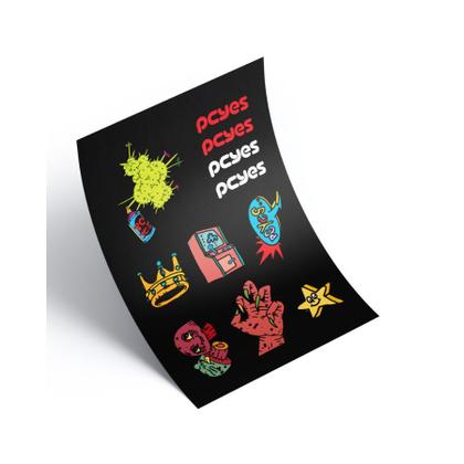 Imagem de Teclado Mecanico 60% Pcyes Kuromori Black Vulcan - Switch Red - Led Rainbow - Ptkm60Rd