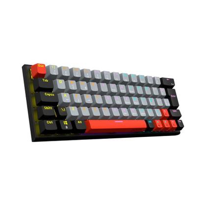 Imagem de Teclado Mecanico 60% Pcyes Kuromori Black Vulcan - Switch Red - Led Rainbow - Ptkm60Rd