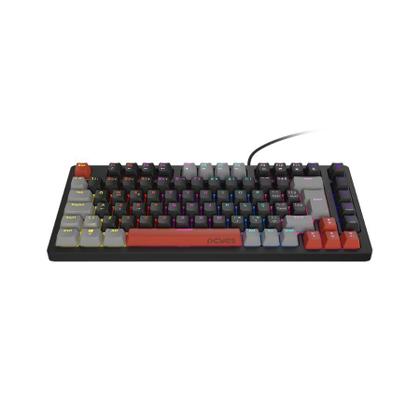 Imagem de Teclado Mecanico 75% Pcyes Kirin Black Vulcan - Switch Blue - Led Rainbow - PTKR75BL
