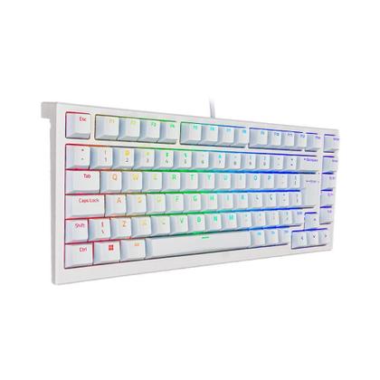 Imagem de Teclado Mecânico Akko Mg75 Switch Silver V3 Pro Abnt2 Branco