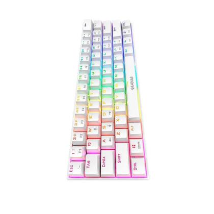 Imagem de Teclado Mecânico Gamer 60% Gamdias Hermes E3 RGB Branco Switch Gamdias Blue ANSI - E3 RGB WH BLUE