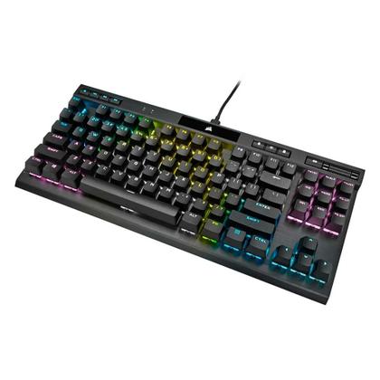 Imagem de Teclado Mecânico Gamer Corsair K70 RGB, TKL Champion Series, Corsair OPX, Preto PBT Keycaps, Anti-Ghosting, US - CH-911901A-NA