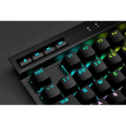 Imagem de Teclado Mecânico Gamer Corsair K70 RGB, TKL Champion Series, Corsair OPX, Preto PBT Keycaps, Anti-Ghosting, US - CH-911901A-NA
