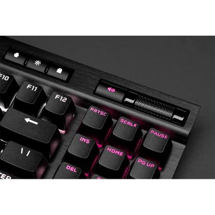 Imagem de Teclado Mecânico Gamer Corsair K70 RGB, TKL Champion Series, Corsair OPX, Preto PBT Keycaps, Anti-Ghosting, US - CH-911901A-NA