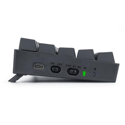 Imagem de Teclado mecanico gamer draconic pro rgb wireless switch brown redragon k530rgb-pro preto