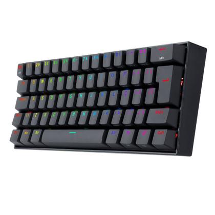 Imagem de Teclado mecanico gamer draconic pro rgb wireless switch brown redragon k530rgb-pro preto