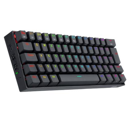 Imagem de Teclado mecanico gamer draconic pro rgb wireless switch brown redragon k530rgb-pro preto