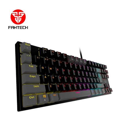 Imagem de Teclado Mecânico Gamer Fantech ATOM87, RGB, Switch Red, Preto - MK876