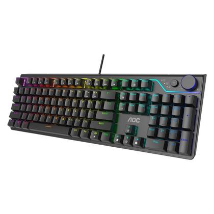 Imagem de Teclado Mecânico Gamer GK530, RGB, Switch Red, N-Key Rollover & 100% Anti-Ghosting, US - GK530BR/FG