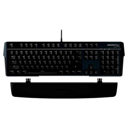 Imagem de Teclado Mecânico Gamer HyperX Alloy MKW100, RGB, Switch Red, Full Size, US, Preto - 4P5E1AAABA