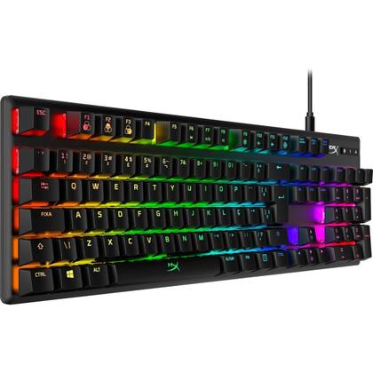 Imagem de Teclado Mecânico Gamer HyperX Alloy Origins HX Red ABNT2 RGB