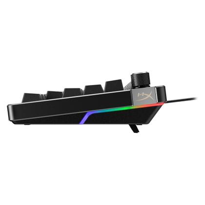 Imagem de Teclado Mecânico Gamer HyperX Alloy Rise GKBD 75, RGB, Switch linear, Layout 75%, anti-ghosting, Preto - 7G7A4AA