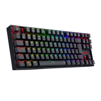 Imagem de Teclado mecanico gamer kumara pro rgb wireless switch brown redragon k552rgb-brs-b preto