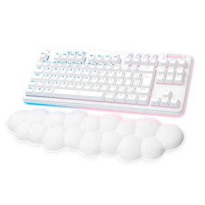 Imagem de Teclado mecanico gamer logitech g g715 linear s/ fio branco -  920-010706