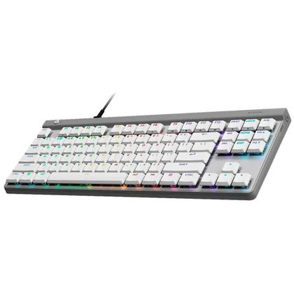 Imagem de Teclado Mecânico Gamer Logitech G515 com Design TKL, RGB LIGHTSYNC e Switch GL Brown Tactile, USB-C Removível, Branco - 920-012869