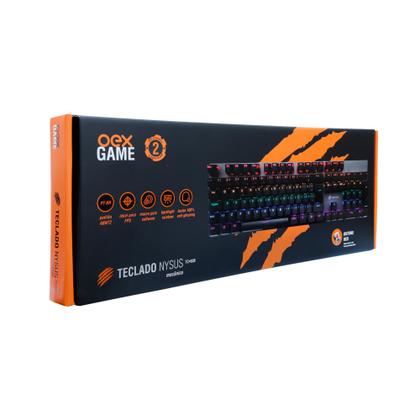 Imagem de Teclado mecanico gamer nysus preto outemu red oex tc608