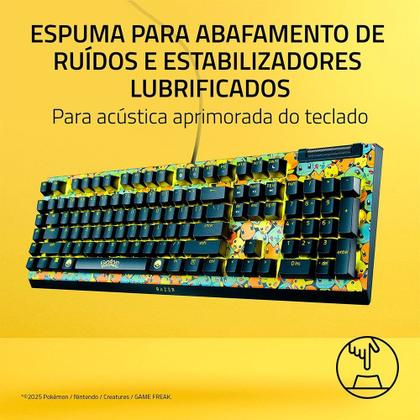 Teclado Mecânico Gamer Razer BlackWidow V4 X, Chroma RGB, Switch
