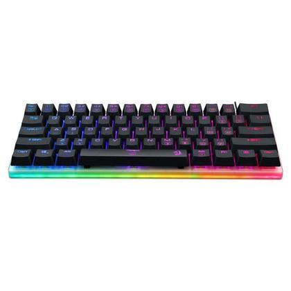 Imagem de Teclado Mecânico Gamer Redragon Alien RGB Super Size GG ANSI USB Preto - K605