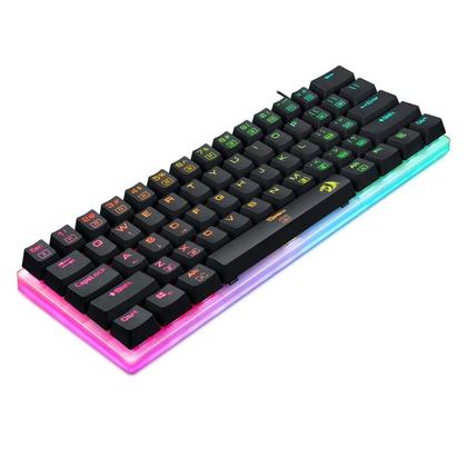 Imagem de Teclado Mecânico Gamer Redragon Alien RGB Super Size GG ANSI USB Preto - K605