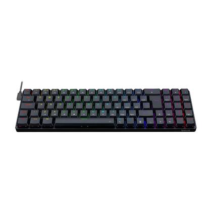 Imagem de Teclado Mecânico Gamer Redragon Ashe, RGB, Switch Brown, N-Keys, ABNT2, Preto - K626-KB-B (PT-BROWN)