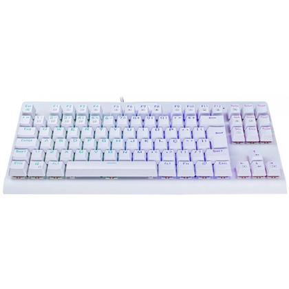 Imagem de Teclado Mecânico Gamer Redragon Dark Avenger Lunar K568 RGB Switch Blue ABNT2 White