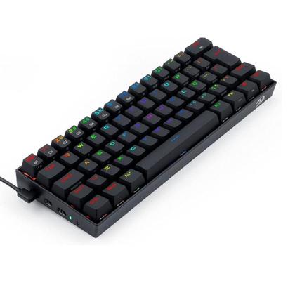 Imagem de Teclado Mecânico Gamer Redragon Draconic Rgb ABNT2 Switch Marron