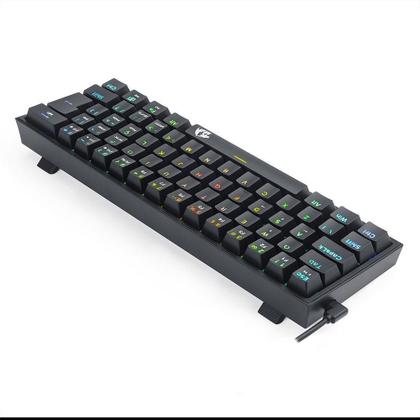 Imagem de Teclado Mecânico Gamer Redragon Fizz Preto Rgb Switch