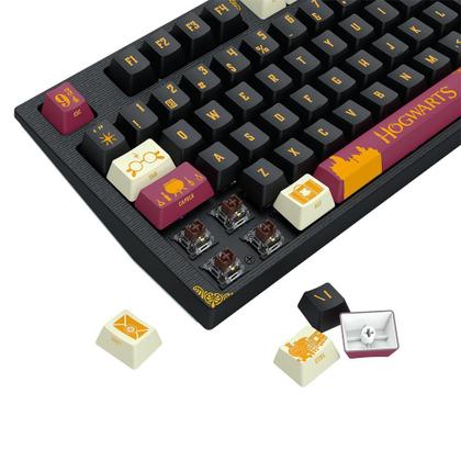 Imagem de Teclado Mecânico Gamer Redragon Harry Potter Amsa Hogwarts Special Edition RGB Preto