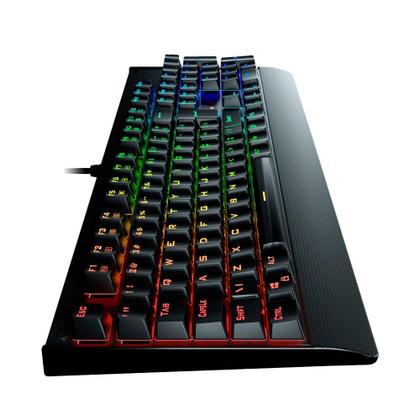 Imagem de Teclado Mecânico Gamer Redragon KALA K557RGB Switch Marrom com Fio ABNT2 Preto