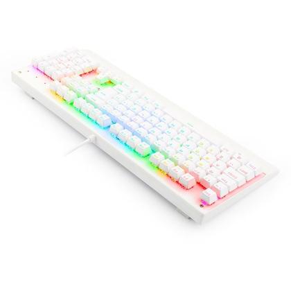 Imagem de Teclado Mecânico Gamer Redragon Kala Rgb Switch Blue Com Fio, Branco, Full Sized, K557Rgb (Blue)