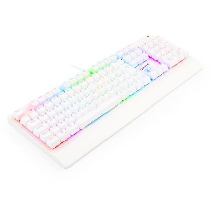 Imagem de Teclado Mecânico Gamer Redragon Kala Rgb Switch Blue Com Fio, Branco, Full Sized, K557Rgb (Blue)