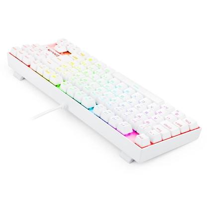 Imagem de Teclado Mecânico Gamer Redragon Kumara, Anti-Ghosting, RGB, Switch Outemu Blue, ABNT2, Branco - K552W-RGB (PT-BLUE)
