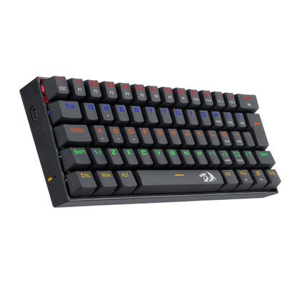 Imagem de Teclado Mecânico Gamer Redragon Lakshmi, Rainbow, Switch Black, ABNT2, Preto - K606R (PT-BLACK)
