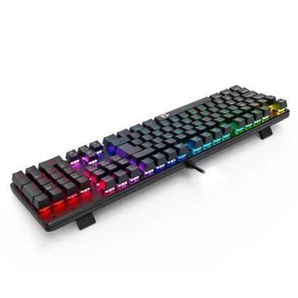 Imagem de Teclado Mecânico Gamer Redragon Sindri, Rainbow, Preto - K671 (PT-BROWN)
