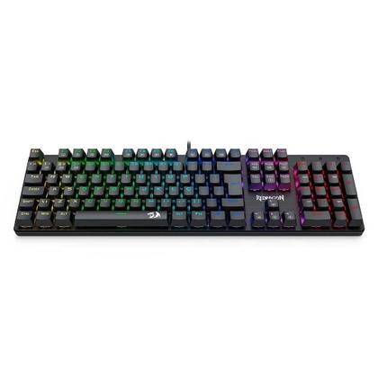 Imagem de Teclado Mecânico Gamer Redragon Sindri, Rainbow, Preto - K671 (PT-BROWN)