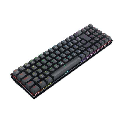 Imagem de Teclado Mecânico Gamer Redragon Zed Pro, RGB, Switch Brown, ABNT2, Black